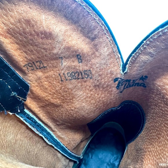 Tony Lama Black Stallion Leather Western Boots - Picture 8 of 11